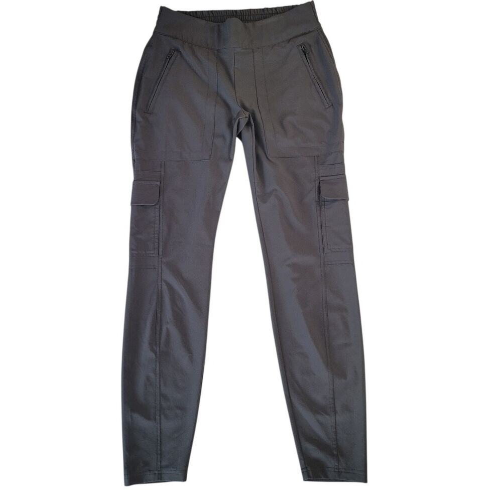 Athleta Chelsea Cargo Pants 2 Black Gorpcore Travel Techwear